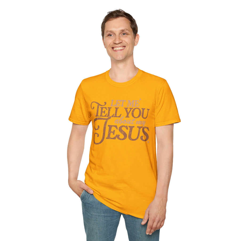 Unisex T-Shirt | Comfy Casual Tee for Every Occasion, About Jesus Graphic, Classic fit