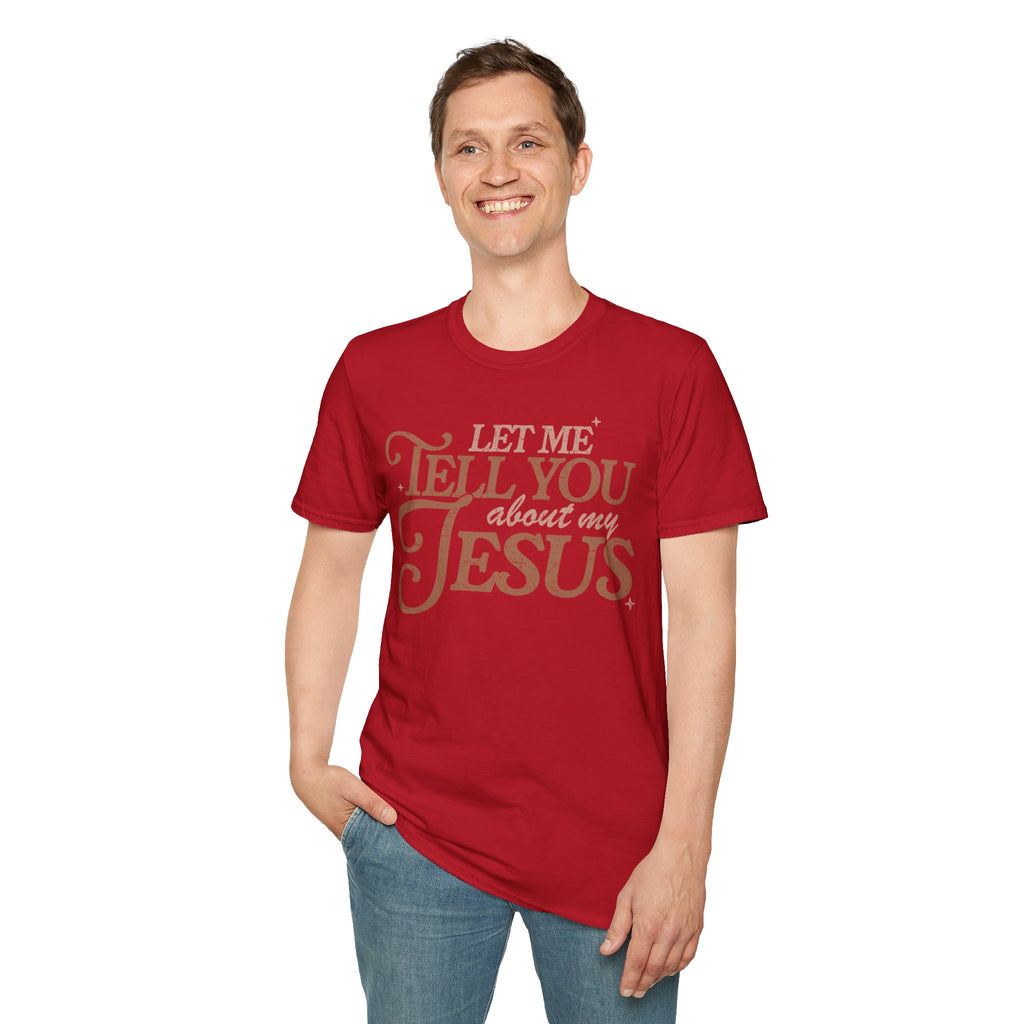 Unisex T-Shirt | Comfy Casual Tee for Every Occasion, About Jesus Graphic, Classic fit
