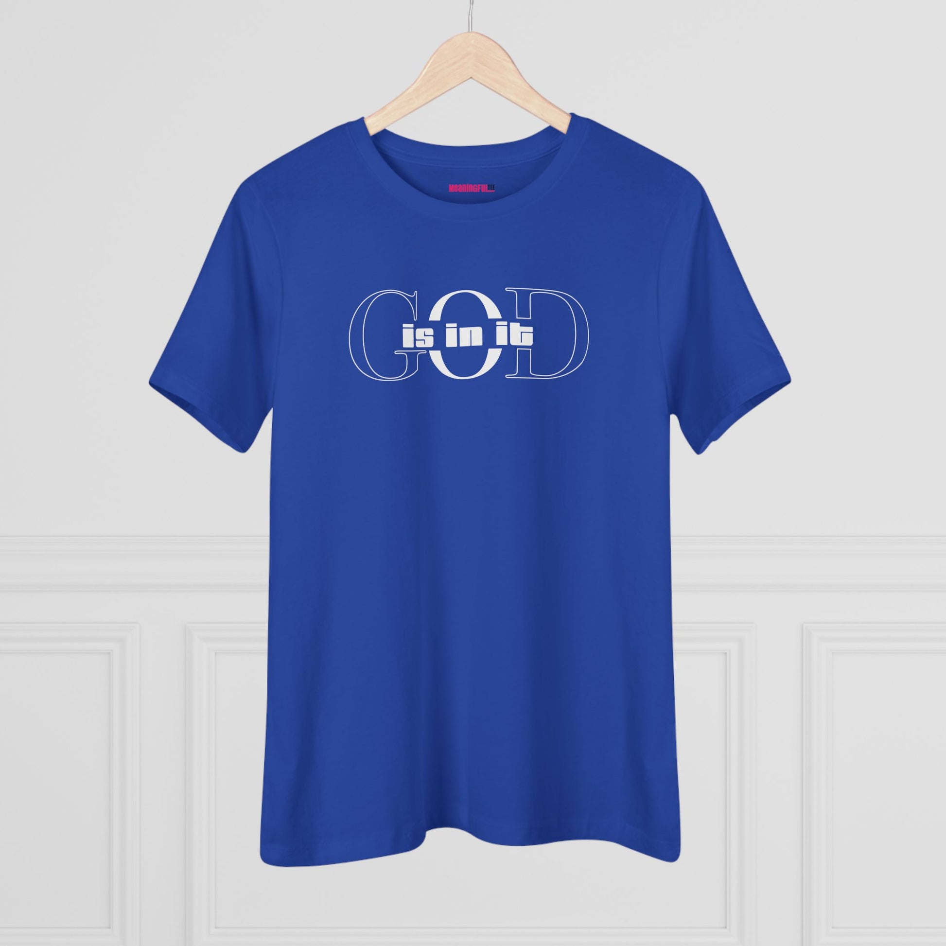 Women's Cotton Tee, Faith-Based T-Shirt, Casual Everyday Wear, Graphic Tee for Women, Spiritual Gift, Comfortable Outfit