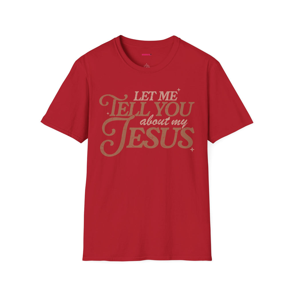 Unisex T-Shirt | Comfy Casual Tee for Every Occasion, About Jesus Graphic, Classic fit