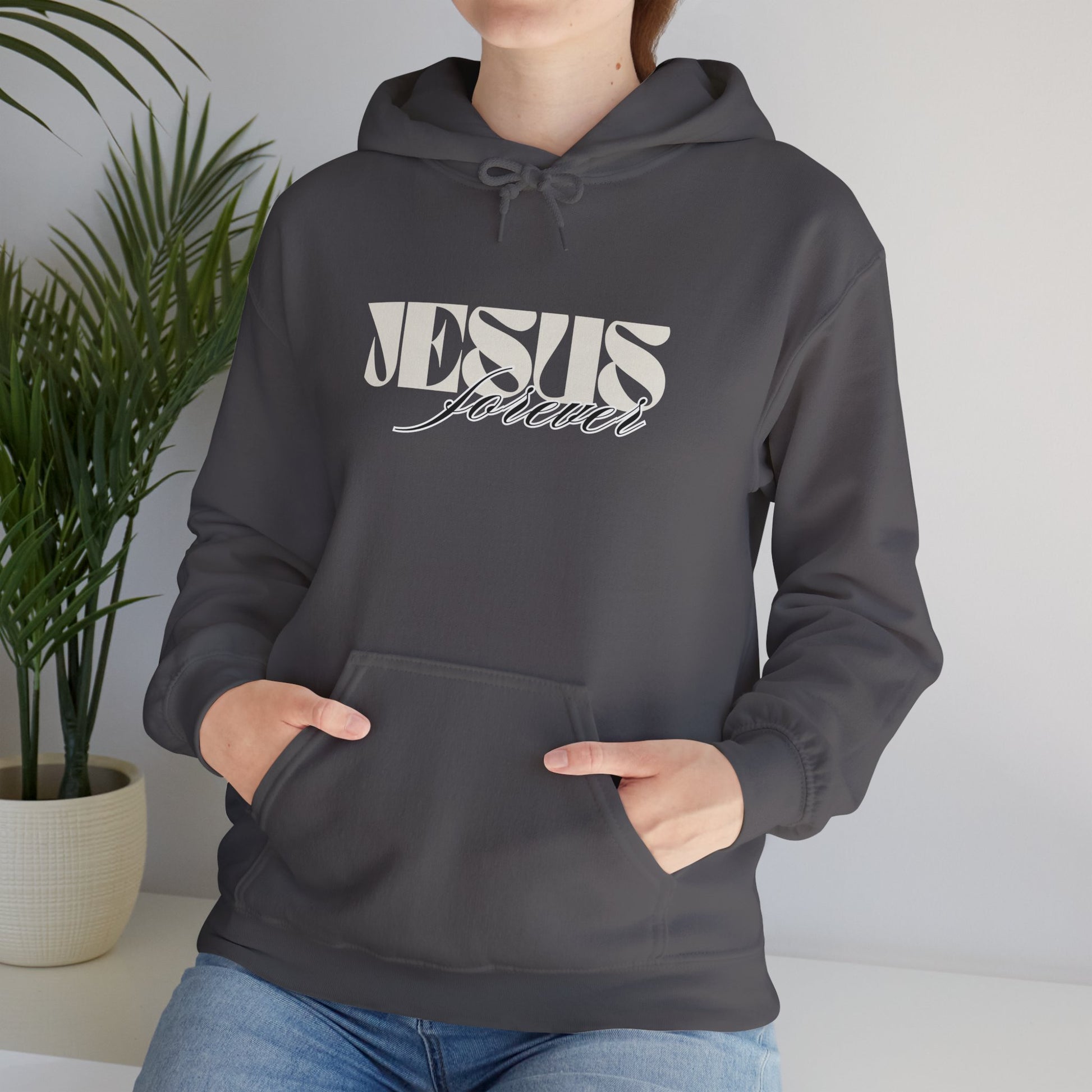 Jesus Forever Hoodie — Christian Faith Sweatshirt