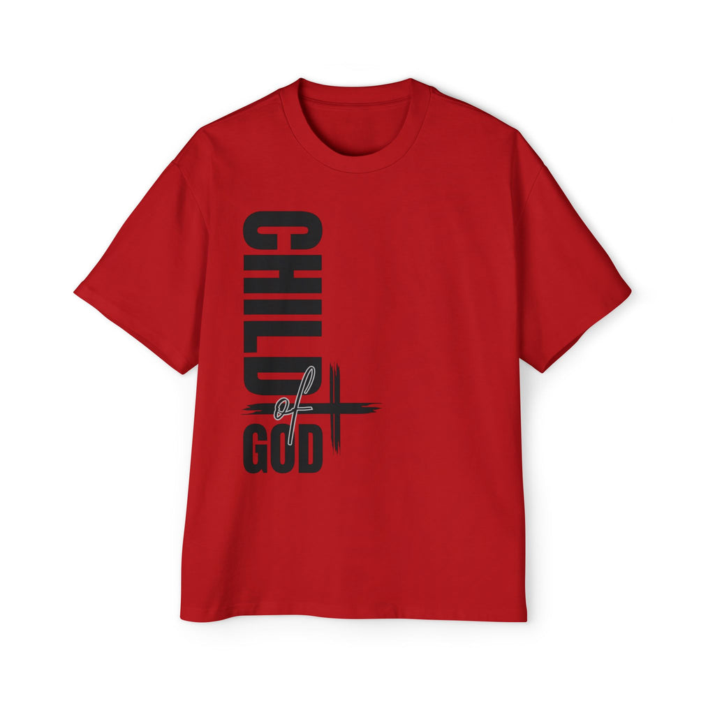 Men's Oversized Tee - Faith-Based Style | Child of God | Perfect Gift for Believers | Casual Christian Wear, Comfortable Fashion, Spiritual Tee, [...]
