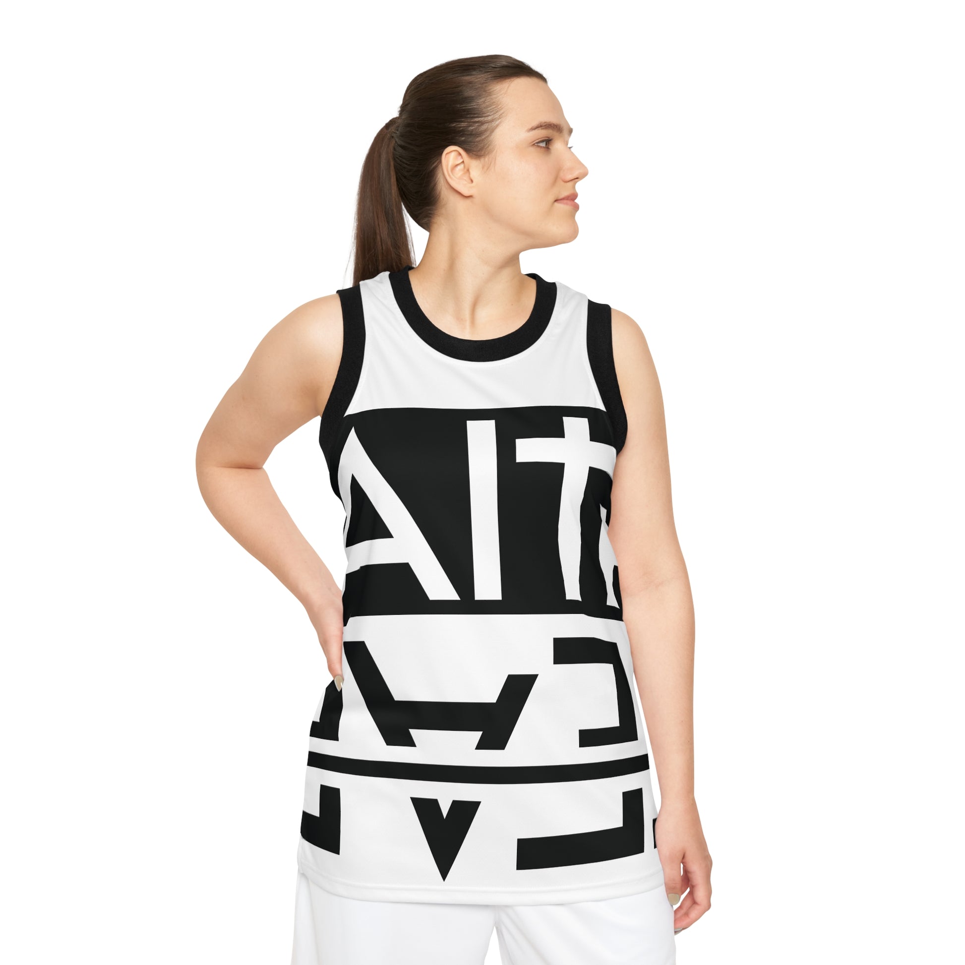 Unisex Basketball Jersey - G.O.A.T. Design, Athletic Wear, Sports Apparel, Casual Fashion, Gift for Sports Lovers, Team Spirit
