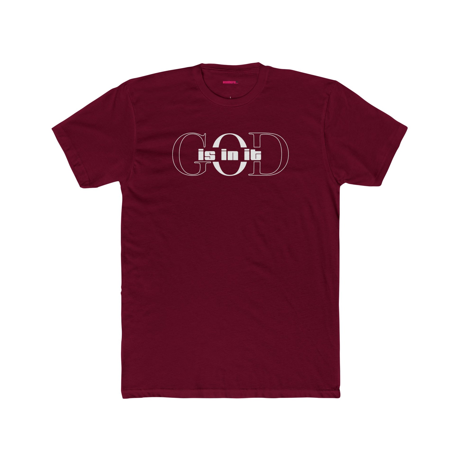 Unisex Cotton Crew Shirt, Minimalist Graphic Tee for Modern Minimalists, Faith-Based, Casual Wear, Everyday Style, Gift for Him or Her