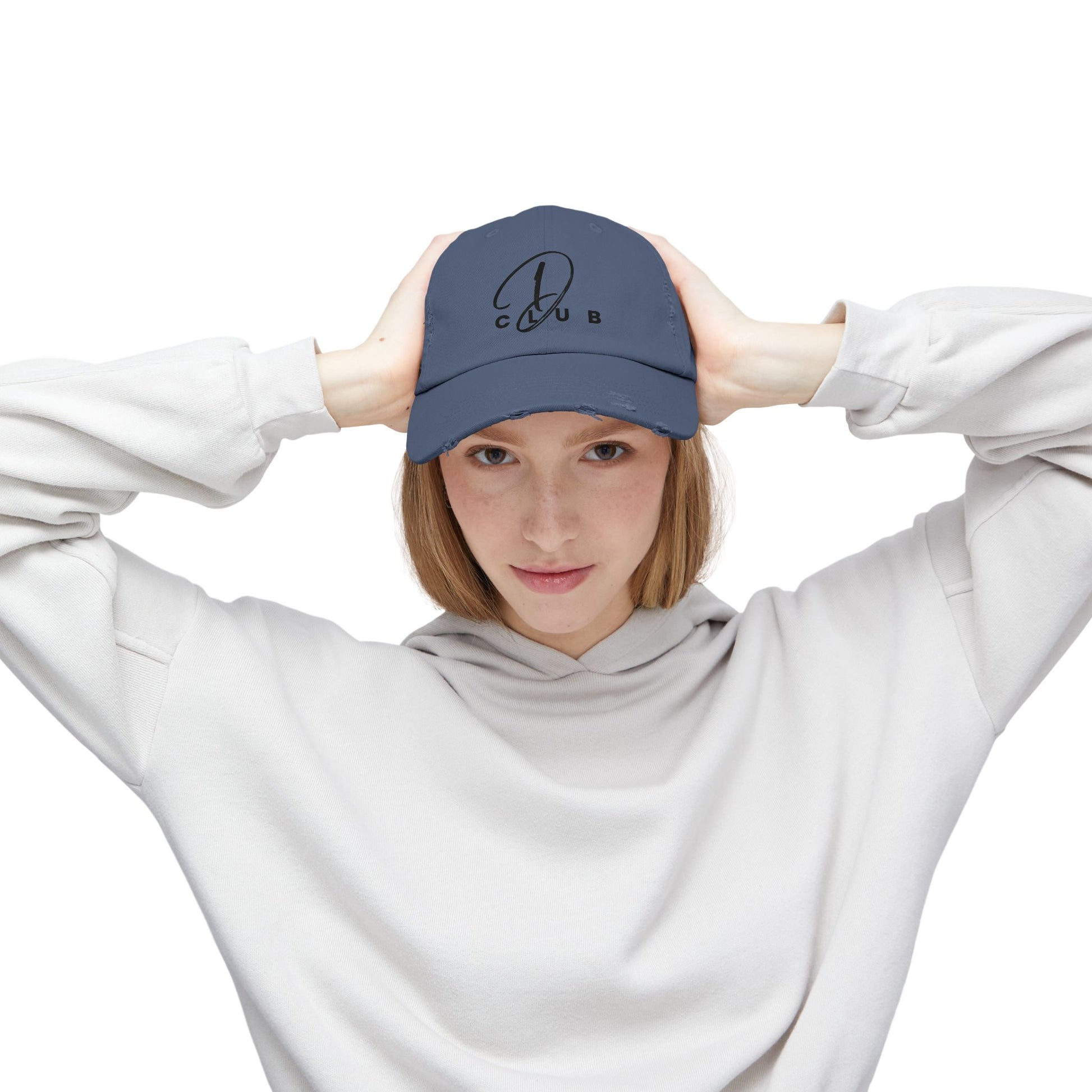 Unisex Distressed Cap, D Club style, Casual Wear, Gift for Friends, Everyday [...]