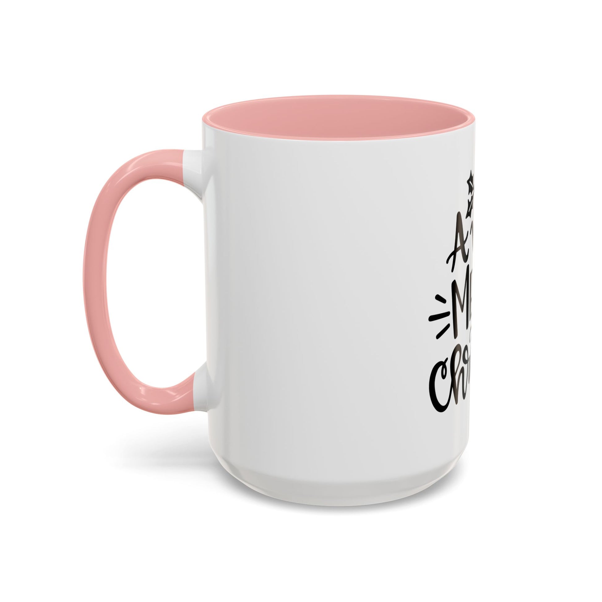 Very Merry Christmas Coffee Mug, Color Accent Mug (11oz and 15 oz)