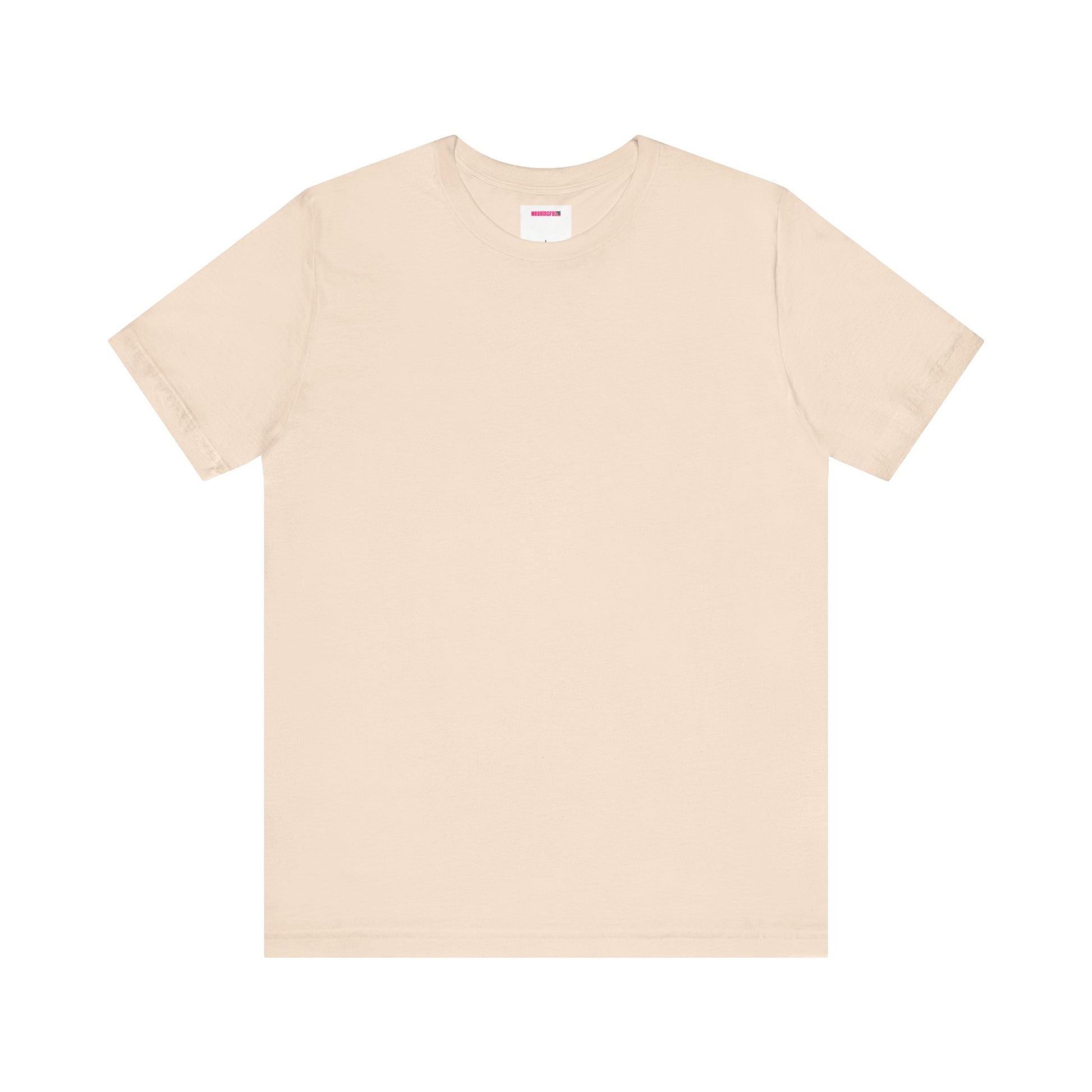 Customizable Unisex Jersey Short Sleeve Tee - Relaxed Fit Casual T-Shirt, Ideal for Everyday Wear, Perfect for Gifts, Festivals, and Celebrations