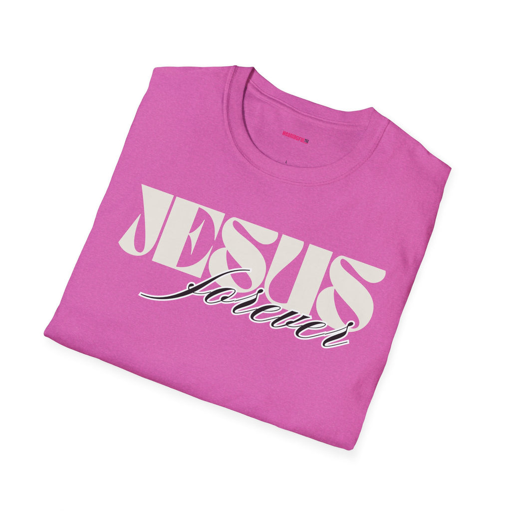 Jesus Forever Unisex T-Shirt | Comfy Casual Tee for Every Occasion, About Jesus Graphic, Classic fit