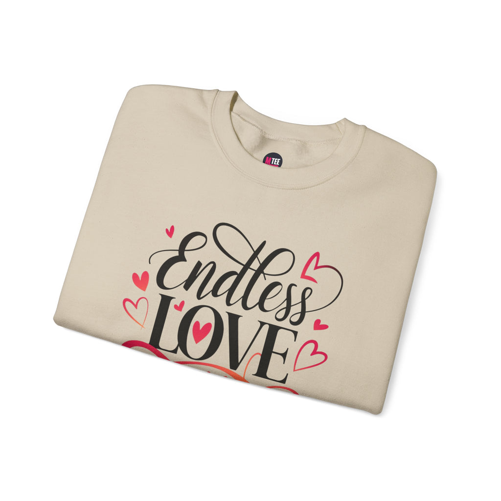 Endless Love Sweatshirt, Cozy Gift for Couples, Romantic Crewneck, Cute Love Sweatshirt, Comfortable Casual Wear, Gift for her