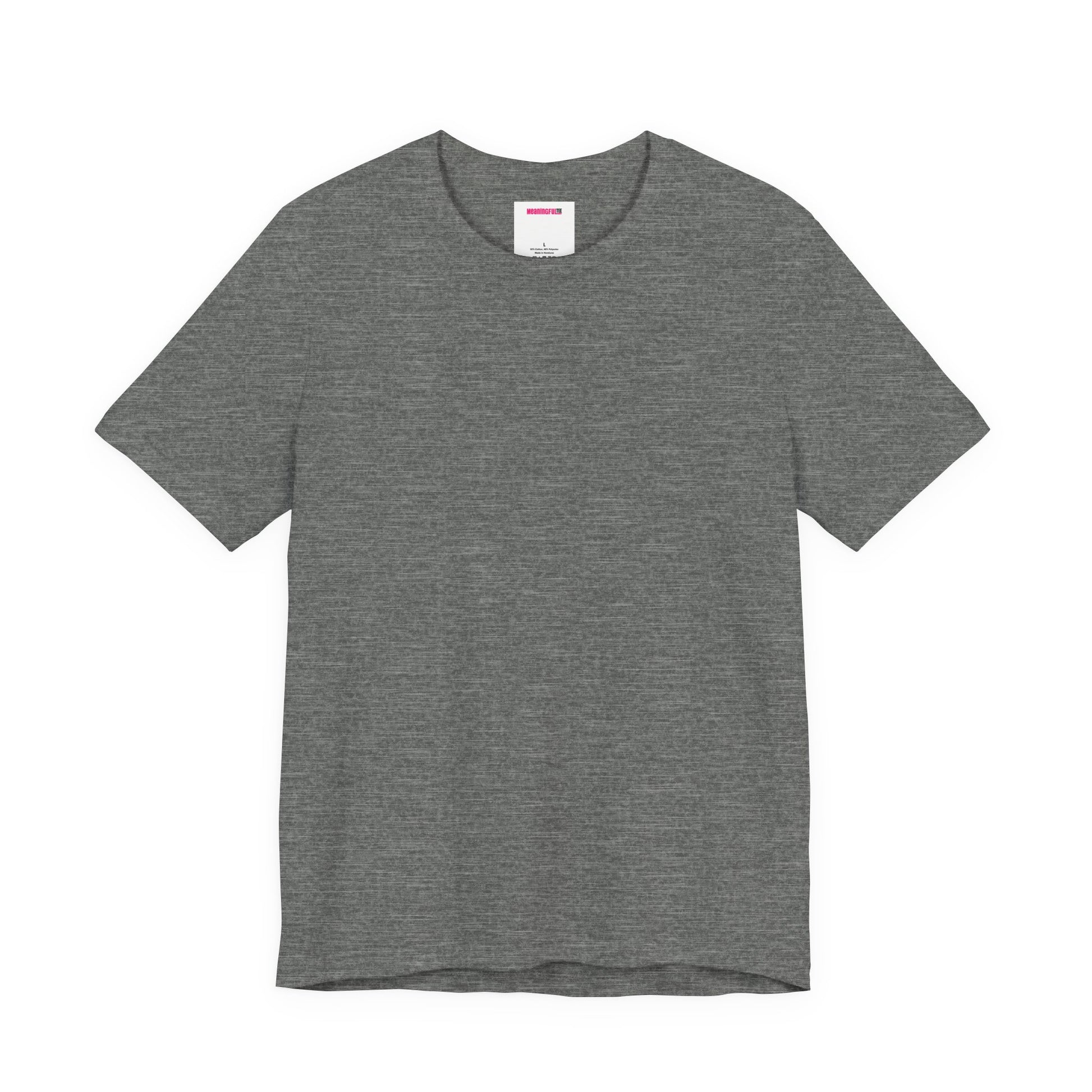 Customizable Unisex Jersey Short Sleeve Tee - Relaxed Fit Casual T-Shirt, Ideal for Everyday Wear, Perfect for Gifts, Festivals, and Celebrations