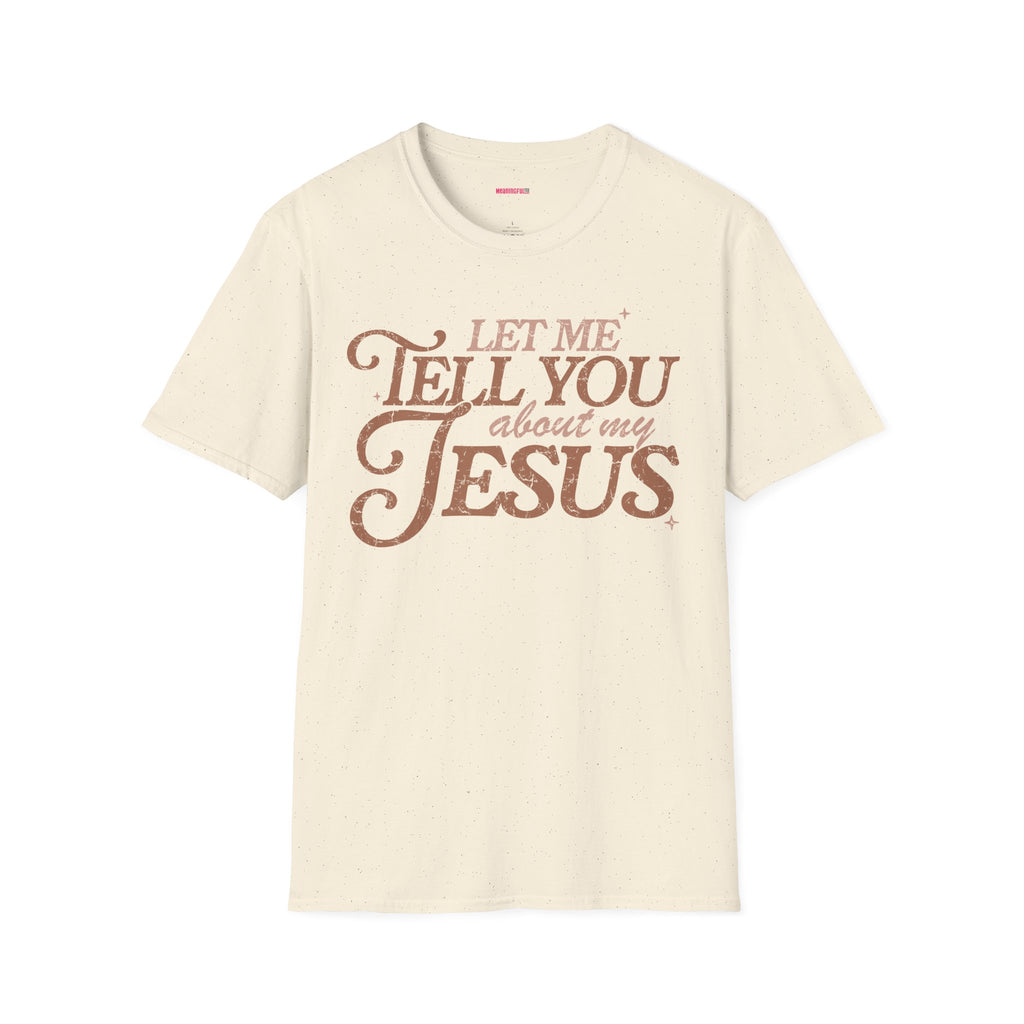 Unisex T-Shirt | Comfy Casual Tee for Every Occasion, About Jesus Graphic, Classic fit