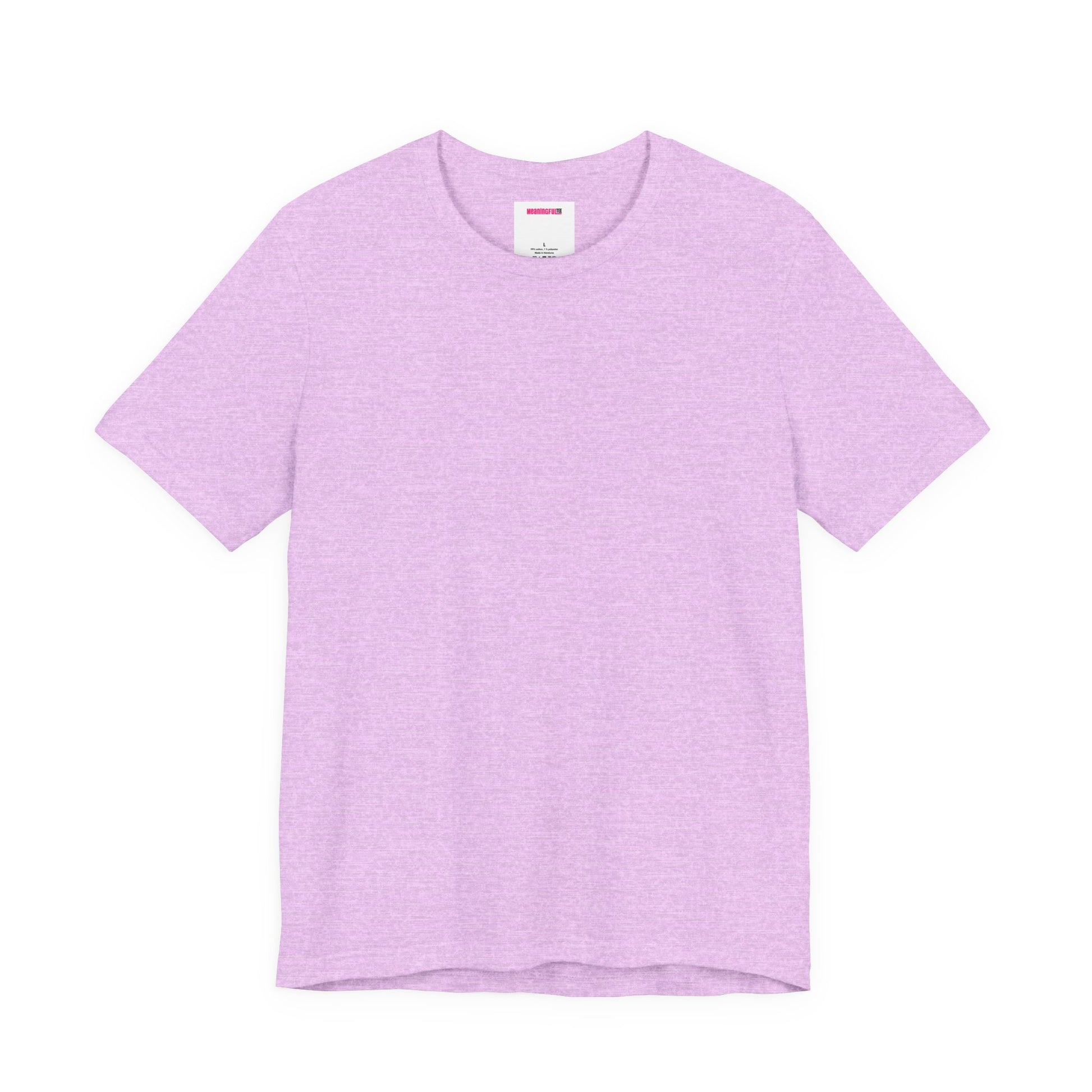 Customizable Unisex Jersey Short Sleeve Tee - Relaxed Fit Casual T-Shirt, Ideal for Everyday Wear, Perfect for Gifts, Festivals, and Celebrations