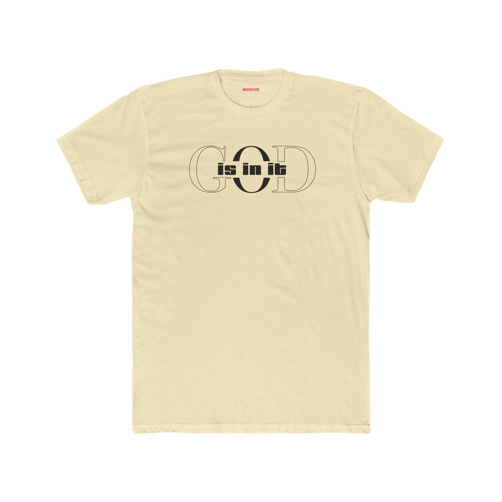 Unisex Cotton Crew Shirt, Minimalist Graphic Tee for Modern Minimalists, Faith-Based, Casual Wear, Everyday Style, Gift for Him or Her