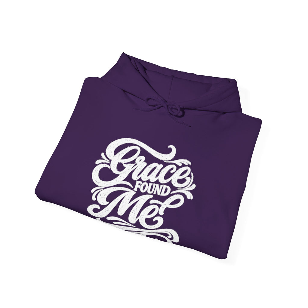 Grace Found Me Hoodie — Inspirational Christian Hoodie, Faith-Based Gift