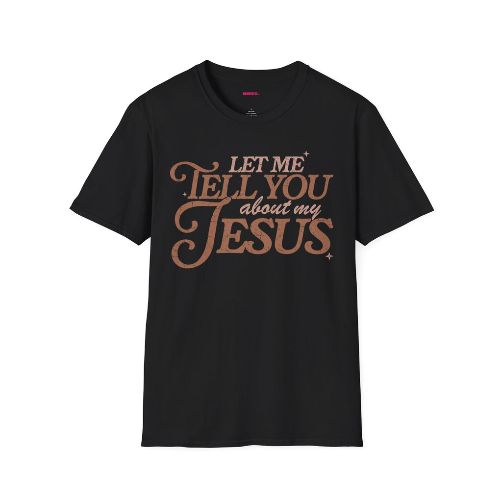 Unisex T-Shirt | Comfy Casual Tee for Every Occasion, About Jesus Graphic, Classic fit