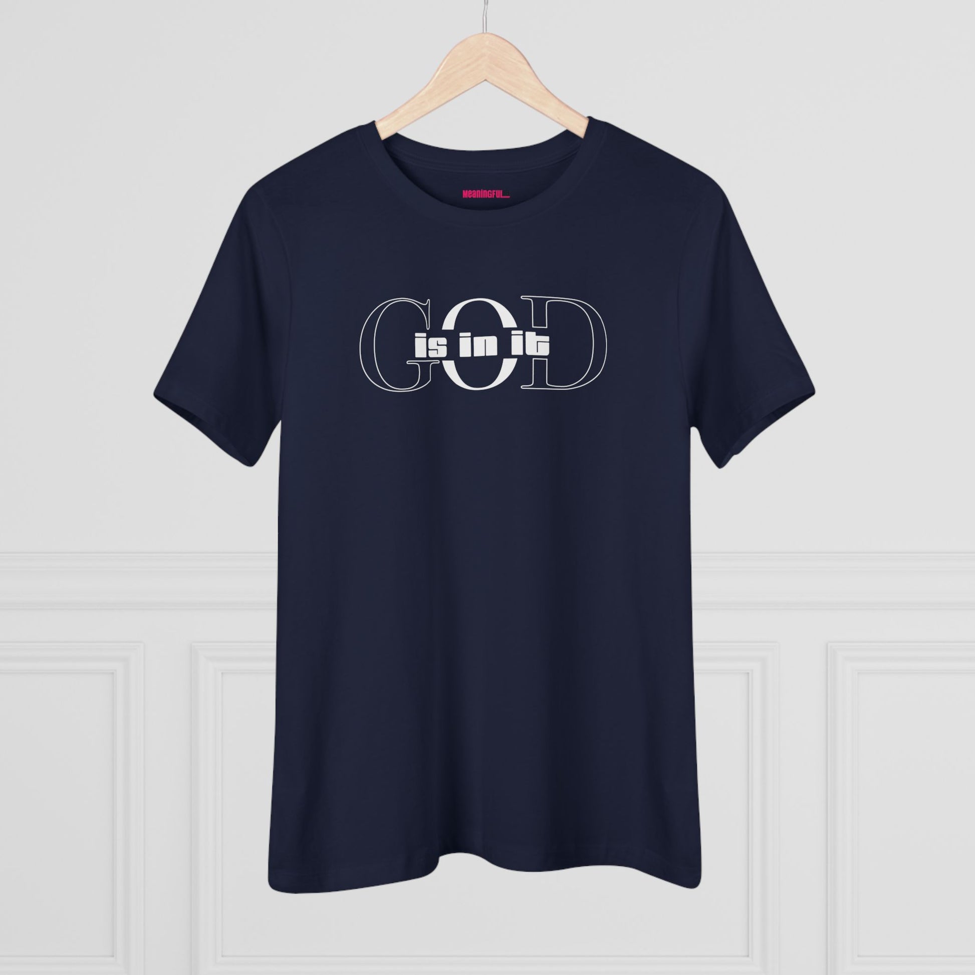 Women's Cotton Tee, Faith-Based T-Shirt, Casual Everyday Wear, Graphic Tee for Women, Spiritual Gift, Comfortable Outfit